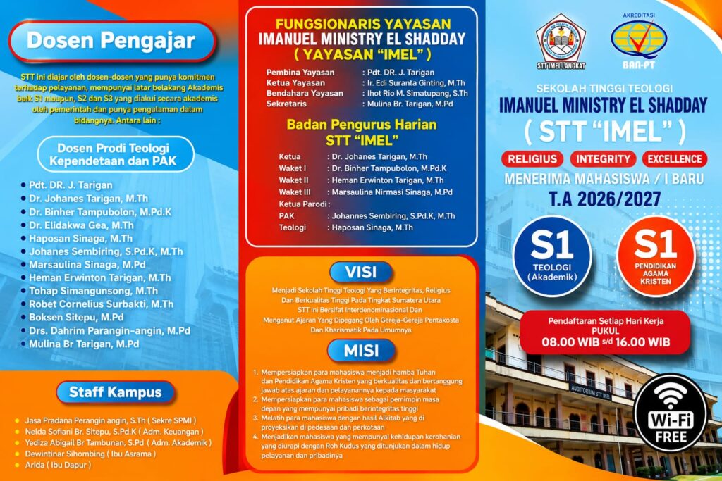 Brosur STT IMEL Langkat 2026/2027